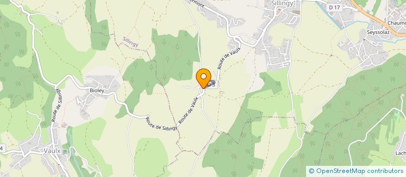 localisation de l'entreprise MONSIEUR NICOLAS RAFFIN  SILLINGY