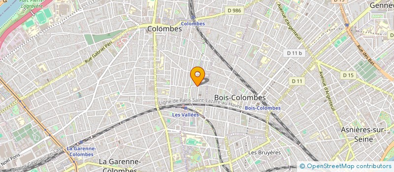 localisation de l'entreprise MONSIEUR NICOLAS RAGNI  COLOMBES