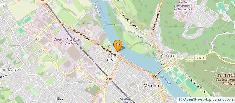 localisation de l'entreprise MONSIEUR NICOLAS RAIBAUDO  VERNON