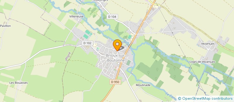 localisation de l'entreprise MONSIEUR NICOLAS RAINAUD  BRIOUX-SUR-BOUTONNE
