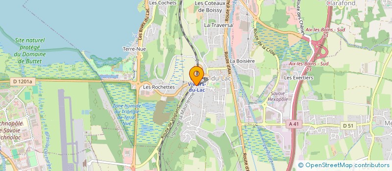 localisation de l'entreprise MONSIEUR NICOLAS RAKOTOBE  VIVIERS-DU-LAC