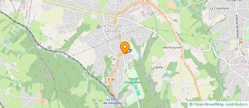 localisation de l'entreprise MONSIEUR NICOLAS RAMA à LA TOUR-DE-SALVAGNY