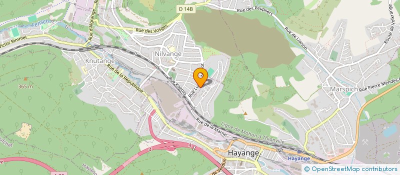 localisation de l'entreprise MONSIEUR NICOLAS RAMAZZOTTI  NILVANGE