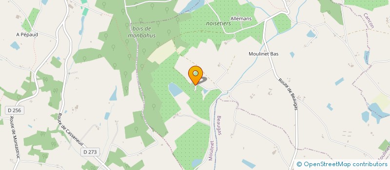 localisation de l'entreprise MONSIEUR NICOLAS RAMBEAU  SAINT PASTOUR