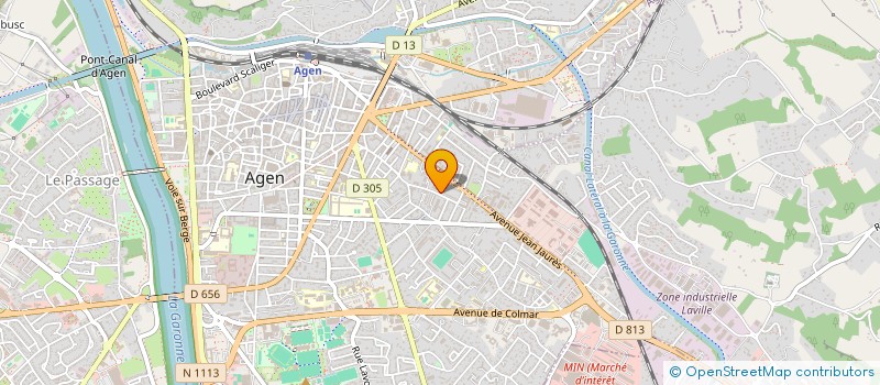 localisation de l'entreprise MONSIEUR NICOLAS RAMEAU  AGEN