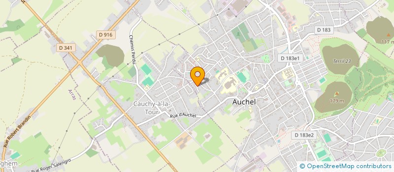 localisation de l'entreprise MONSIEUR NICOLAS RAMON  AUCHEL