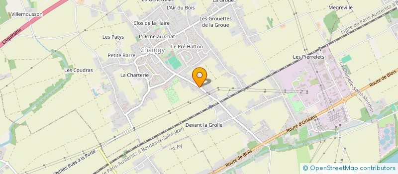 localisation de l'entreprise MONSIEUR NICOLAS RAMOS à CHAINGY