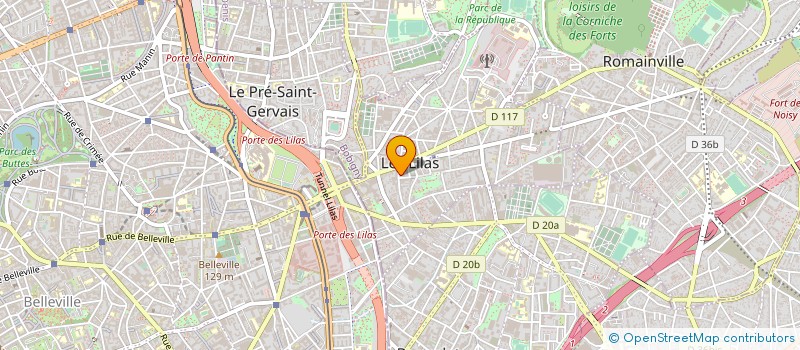 localisation de l'entreprise MONSIEUR NICOLAS RAMZ à LES LILAS