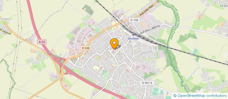 localisation de l'entreprise MONSIEUR NICOLAS RANDOUX  ORCHIES