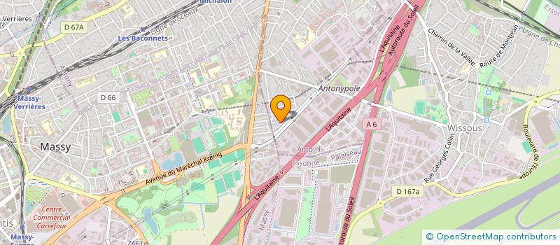 localisation de l'entreprise MONSIEUR NICOLAS RANDRIANASOLO à ANTONY