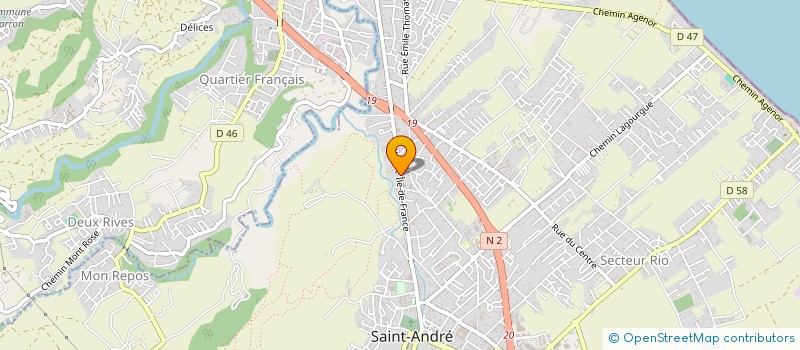 localisation de l'entreprise MONSIEUR NICOLAS RANGASSAMY  SAINT-ANDRE