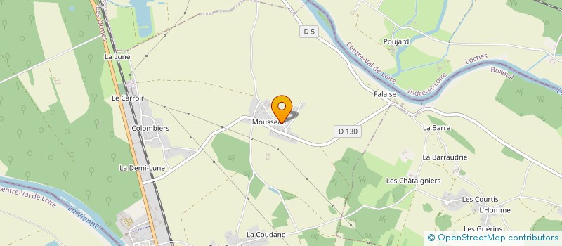 localisation de l'entreprise MONSIEUR NICOLAS RAUD  LES ORMES