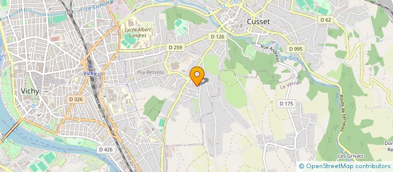 localisation de l'entreprise MONSIEUR NICOLAS RAVARD à CUSSET