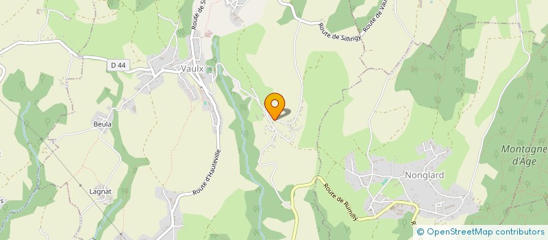 localisation de l'entreprise MONSIEUR NICOLAS RAVOIRE  VAULX