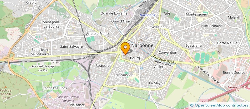 localisation de l'entreprise MONSIEUR NICOLAS RAYKOV  NARBONNE