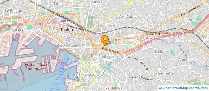 localisation de l'entreprise MONSIEUR NICOLAS RAYMOND  TOULON