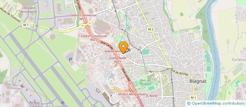 localisation de l'entreprise MONSIEUR NICOLAS RAYMOND  BLAGNAC