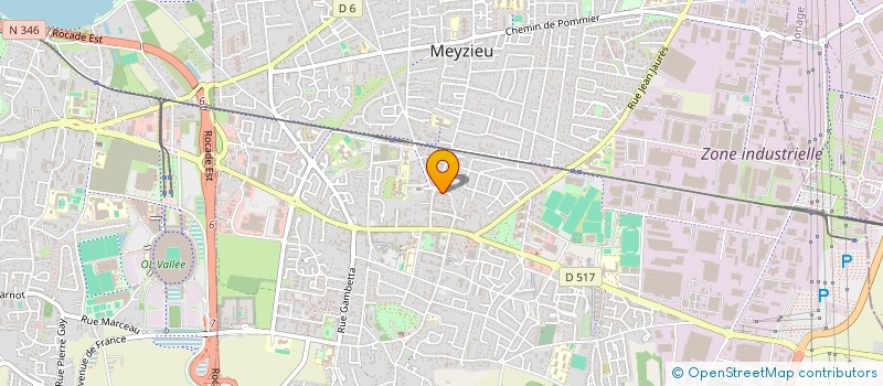 localisation de l'entreprise MONSIEUR NICOLAS RAYNAL à MEYZIEU