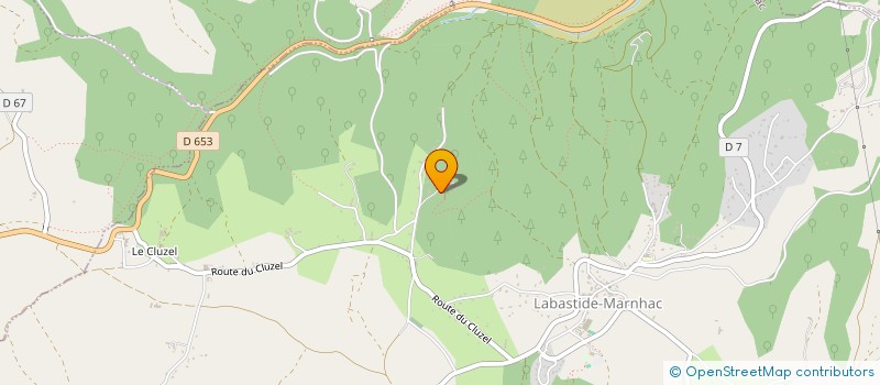 localisation de l'entreprise MONSIEUR NICOLAS RAYNALDY  LABASTIDE-MARNHAC