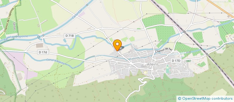 localisation de l'entreprise MONSIEUR NICOLAS RAYNAUD  ALLEINS