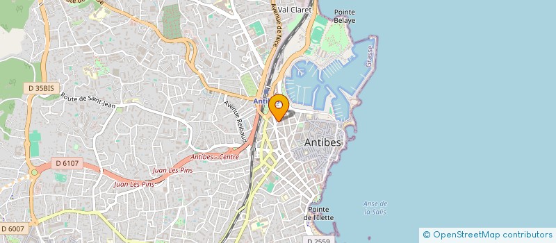 localisation de l'entreprise MONSIEUR NICOLAS RAYNAUD à ANTIBES