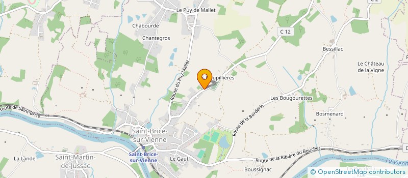 localisation de l'entreprise MONSIEUR NICOLAS REBEYROL  SAINT-BRICE-SUR-VIENNE