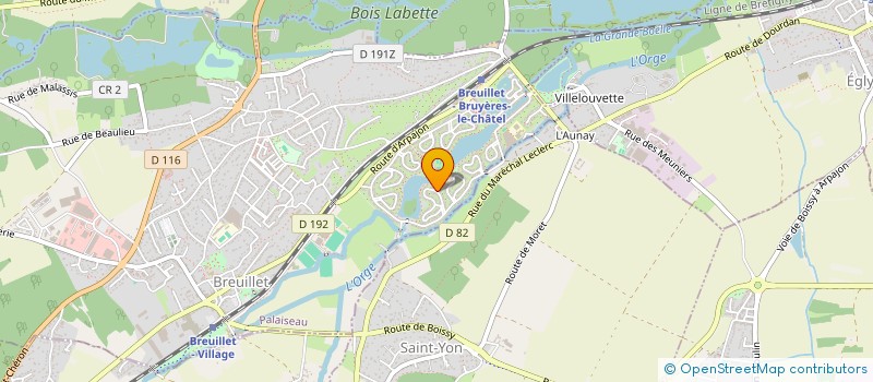 localisation de l'entreprise MONSIEUR NICOLAS REBOUL à BREUILLET