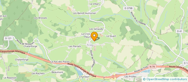 localisation de l'entreprise MONSIEUR NICOLAS REBOUX  TRIVY