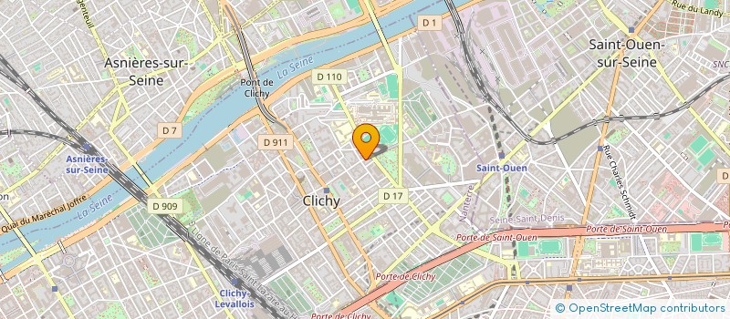 localisation de l'entreprise MONSIEUR NICOLAS REBUFFET à CLICHY