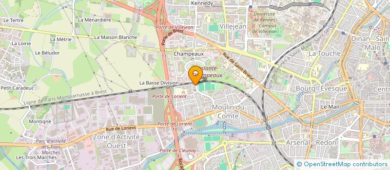 localisation de l'entreprise MONSIEUR NICOLAS RECHAUSSAT  RENNES