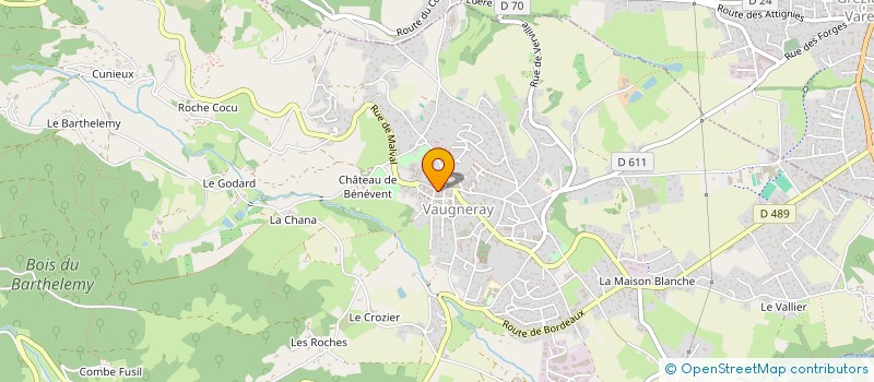 localisation de l'entreprise MONSIEUR NICOLAS REGNIER  VAUGNERAY