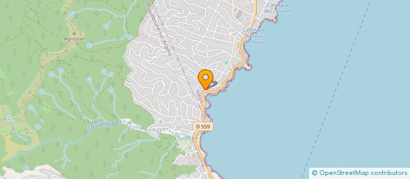 localisation de l'entreprise MONSIEUR NICOLAS REGNIER  FREJUS