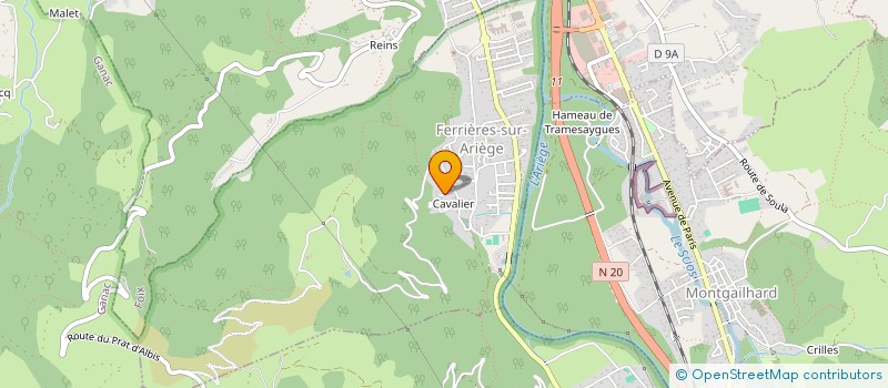 localisation de l'entreprise MONSIEUR NICOLAS REICHARD à FERRIERES-SUR-ARIEGE