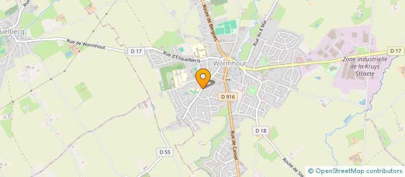 localisation de l'entreprise MONSIEUR NICOLAS REIMLING  WORMHOUT