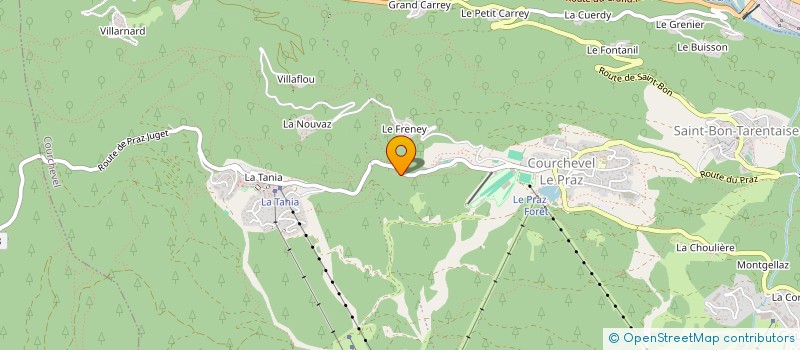 localisation de l'entreprise MONSIEUR NICOLAS REMY à COURCHEVEL