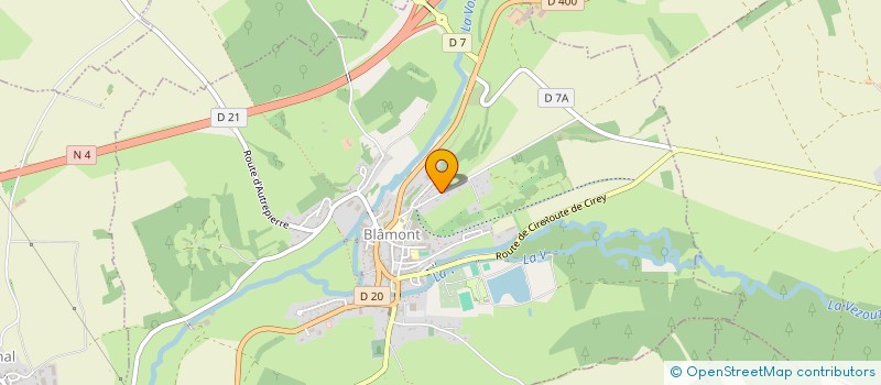 localisation de l'entreprise MONSIEUR NICOLAS RENARD  BLAMONT