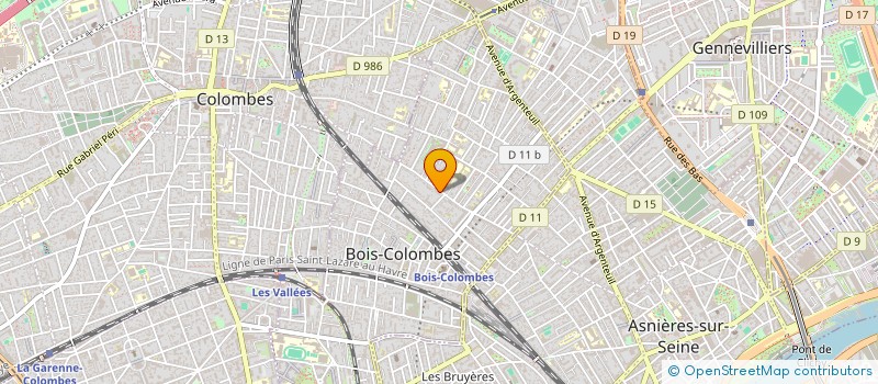 localisation de l'entreprise MONSIEUR NICOLAS RENAUD à BOIS-COLOMBES