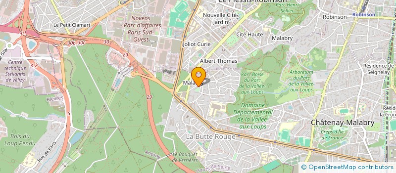 localisation de l'entreprise MONSIEUR NICOLAS RENAUD  CHATENAY-MALABRY