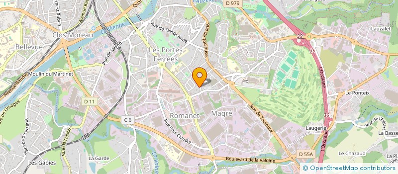 localisation de l'entreprise MONSIEUR NICOLAS RENAUD à LIMOGES