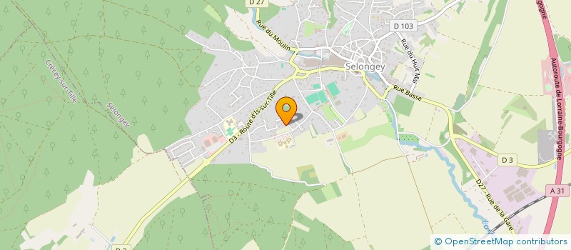 localisation de l'entreprise MONSIEUR NICOLAS RENAULT  SELONGEY