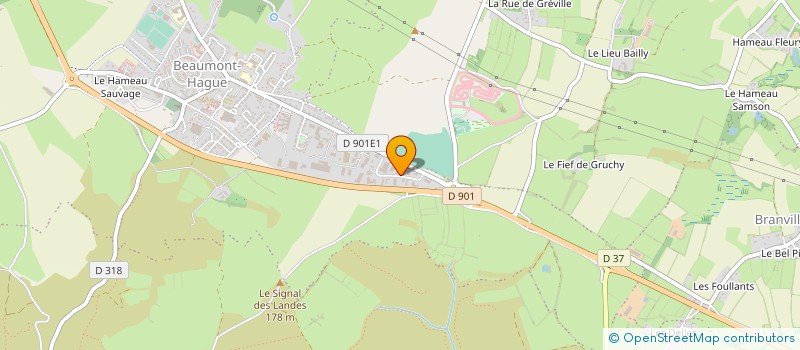 localisation de l'entreprise MONSIEUR NICOLAS RENET  LA HAGUE