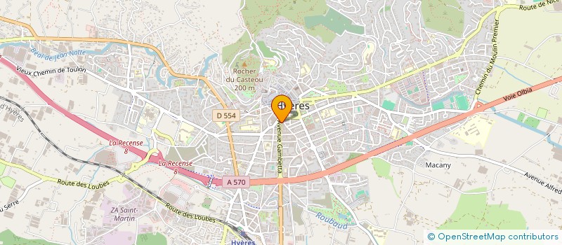 localisation de l'entreprise MONSIEUR NICOLAS RENOU à HYERES