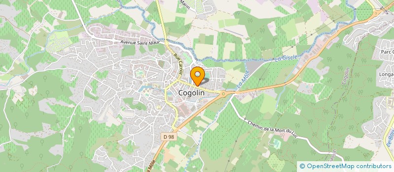 localisation de l'entreprise MONSIEUR NICOLAS RENOUX à COGOLIN