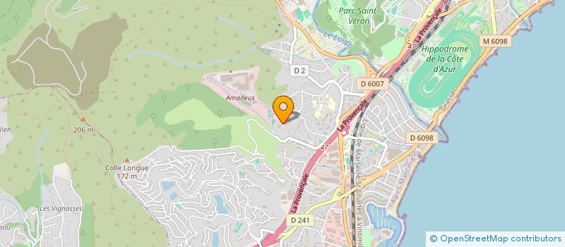 localisation de l'entreprise MONSIEUR NICOLAS RESCANIERES  VILLENEUVE-LOUBET