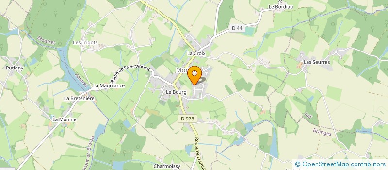 localisation de l'entreprise MONSIEUR NICOLAS RESIN  MONTRET