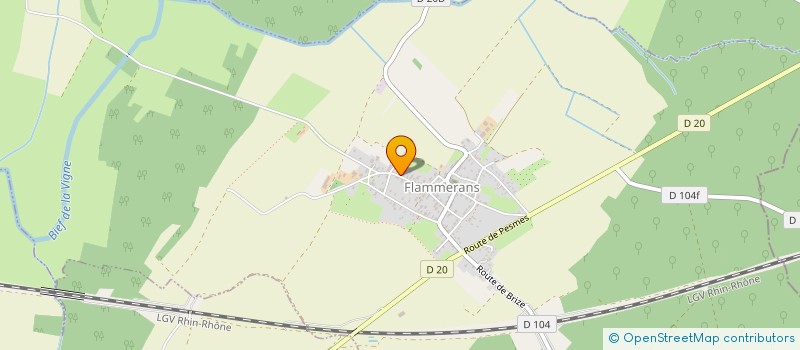 localisation de l'entreprise MONSIEUR NICOLAS REVIRARD  FLAMMERANS