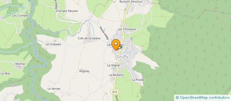 localisation de l'entreprise MONSIEUR NICOLAS REVOL  GRUFFY