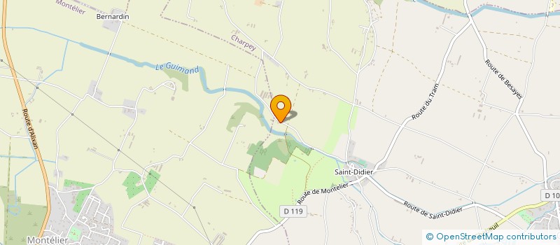 localisation de l'entreprise MONSIEUR NICOLAS REYNAUD  CHARPEY