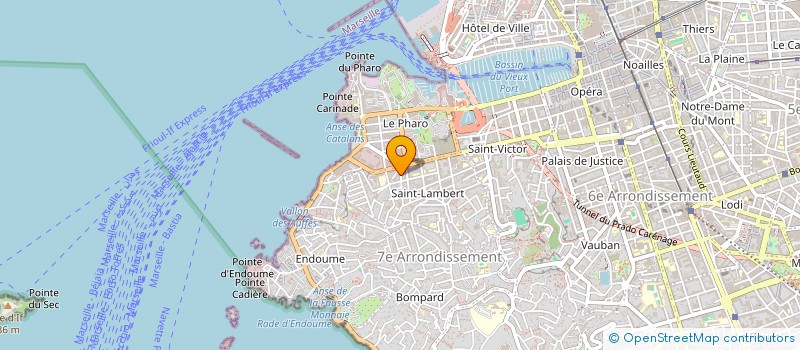 localisation de l'entreprise MONSIEUR NICOLAS REYROUARD à MARSEILLE