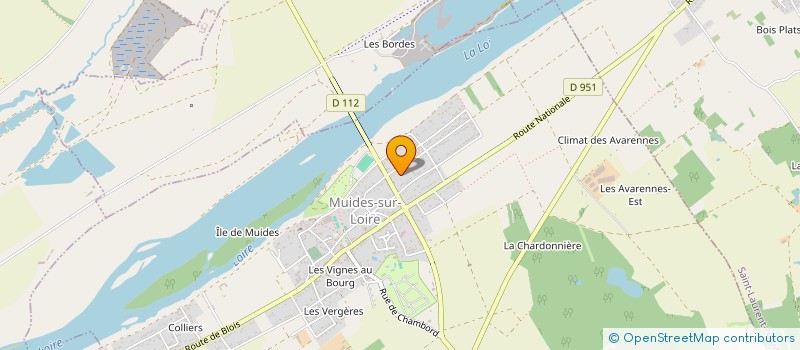 localisation de l'entreprise MONSIEUR NICOLAS RIBEIRO  MUIDES-SUR-LOIRE